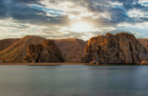 Oman Muscat kliff
