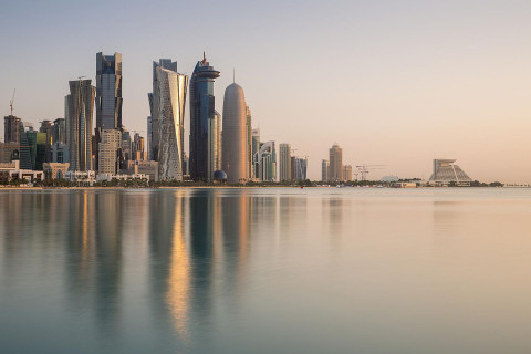 Qatar Doha Skyline